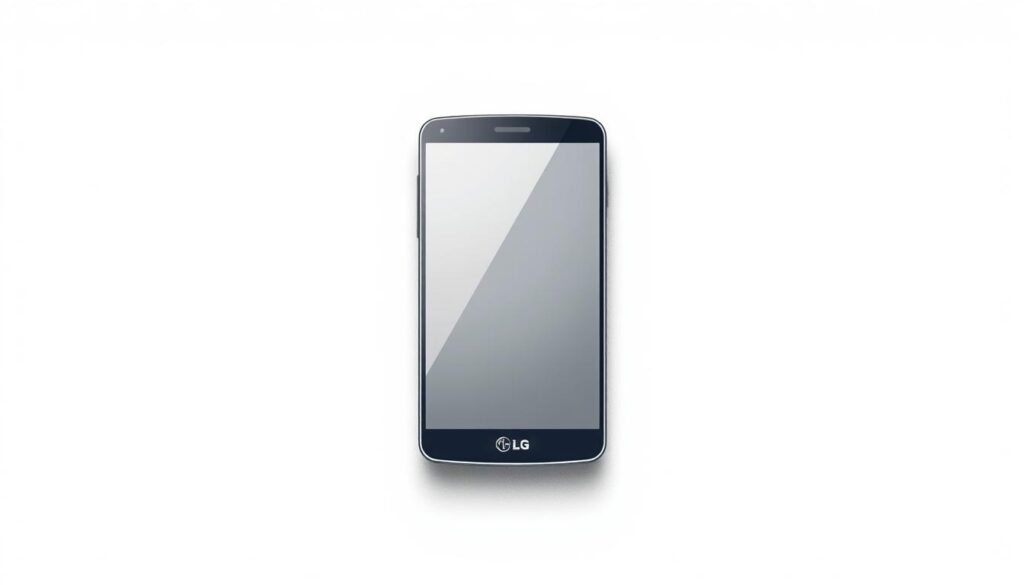 A detailed technical illustration of "تحديثات LG" with a sleek, minimalist design. The image features a central smartphone device with a clean, monochromatic color scheme and simple geometric shapes. The background is subtly textured, creating a sense of depth and sophistication. Soft, directional lighting enhances the surface details and emphasizes the device's form. The overall mood is professional, informative, and visually engaging, perfectly suited to accompany the article section on the discontinuation of LG smartphone updates.