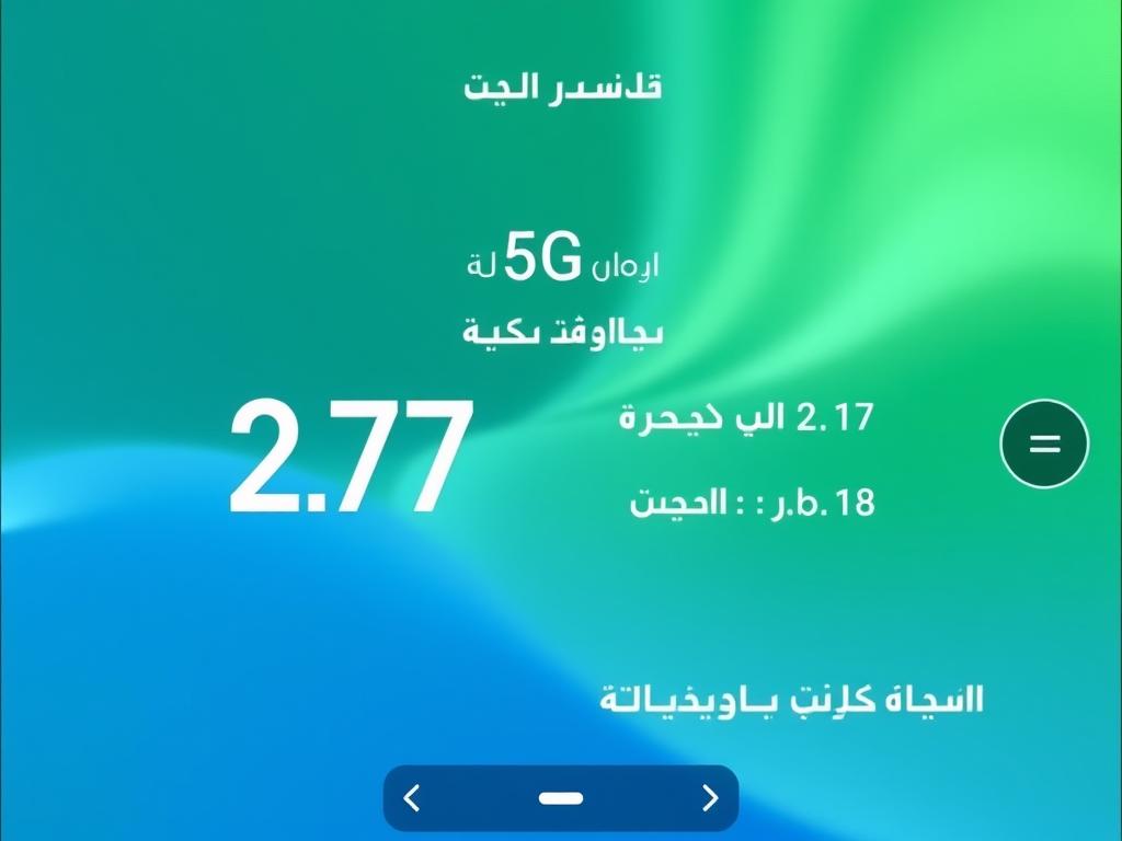 اختبار سرعة شبكة 5G على هاتف Oppo A78 5G يظهر سرعات تنزيل عالية