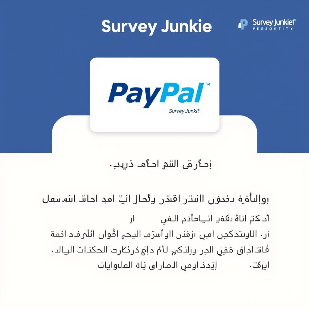 خيار السحب عبر PayPal في Survey Junkie خيار السحب عبر PayPal في Survey Junkie