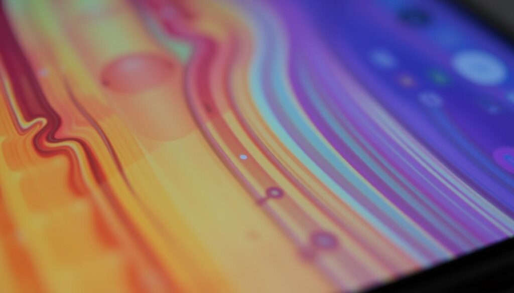 شاشة هاتف Poco M6 Pro تعرض ألوان نابضة وتفاصيل واضحة بفضل تقنية AMOLED