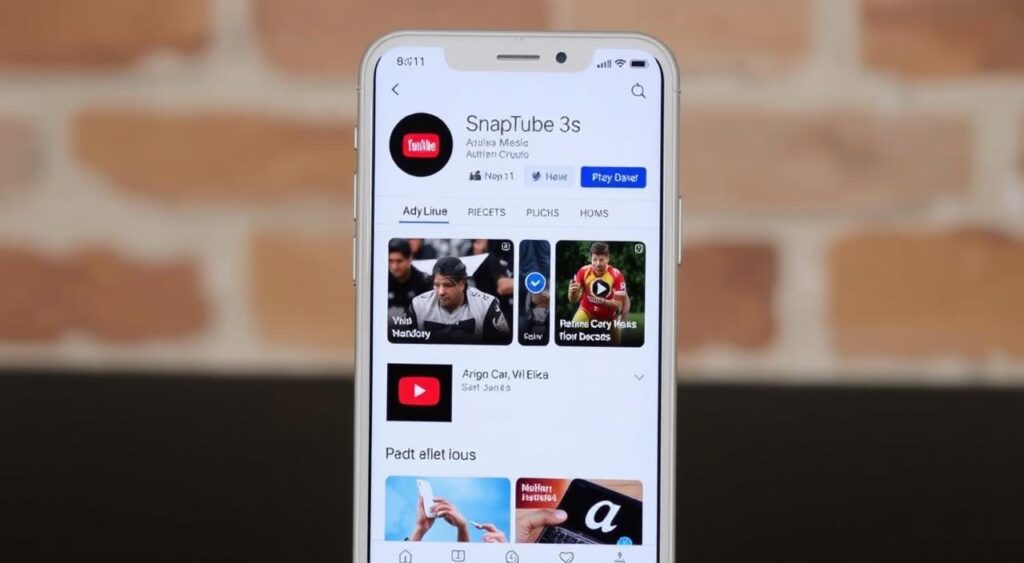 صورة تطبيق Snaptube على الهاتف