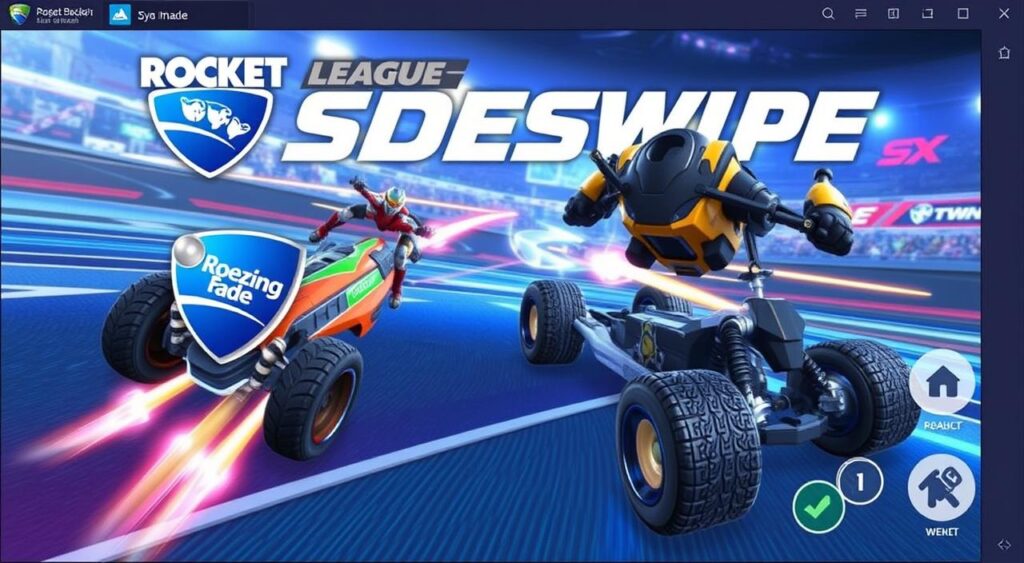 صورة لعبة Rocket League Sideswipe على الهاتف المحمول